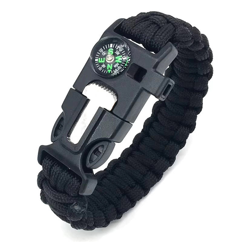 Multifunktionellt Paracord Armband – Överlevnadsarmband för Utomhusäventyr