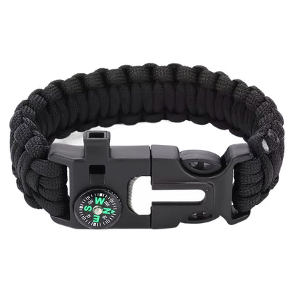 Multifunktionellt Paracord Armband – Överlevnadsarmband för Utomhusäventyr