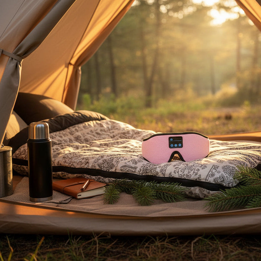 Campoary Sömnmask – Bluetooth 5.0 Hörlurar, 10h Batteri & 3D-kontur