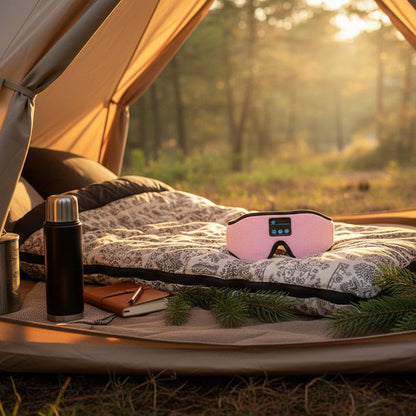 Campoary Sömnmask – Bluetooth 5.0 Hörlurar, 10h Batteri & 3D-kontur