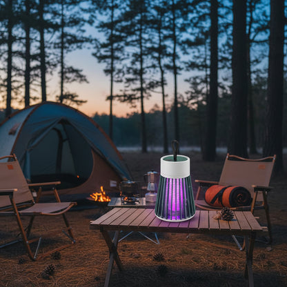 Campoary Myggdödare – Portabel UV-fälla för Camping, Terrass & Vandring