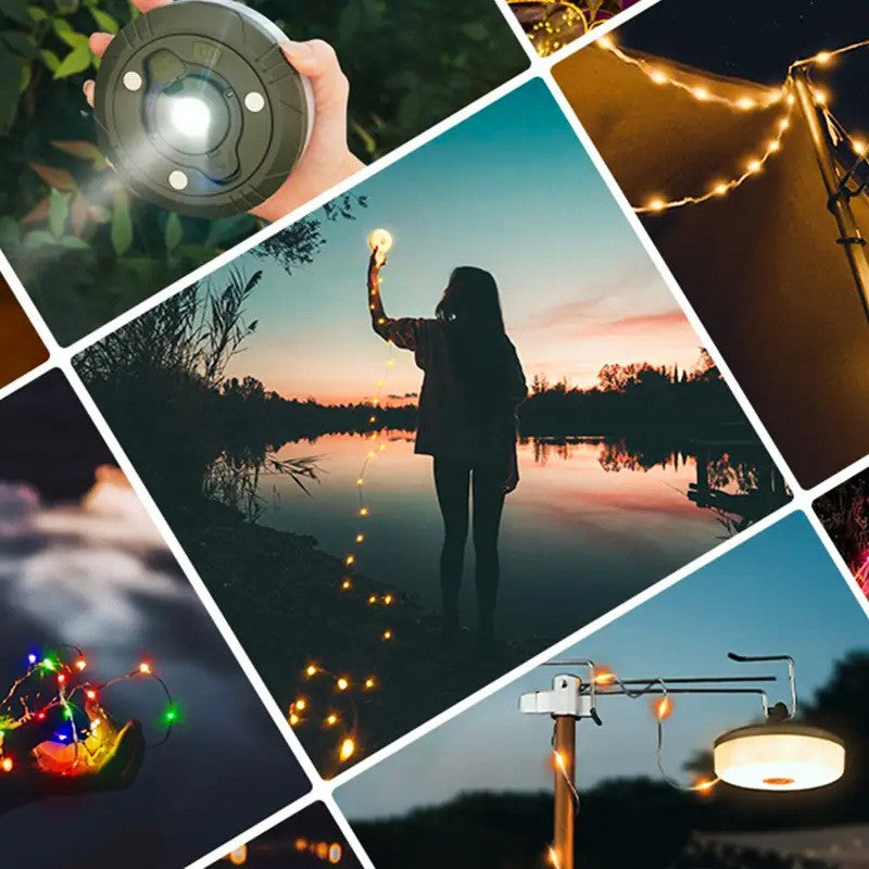 Stjärnhimmelslampa för Camping – Magisk LED-Projektor för Tält och Utomhus