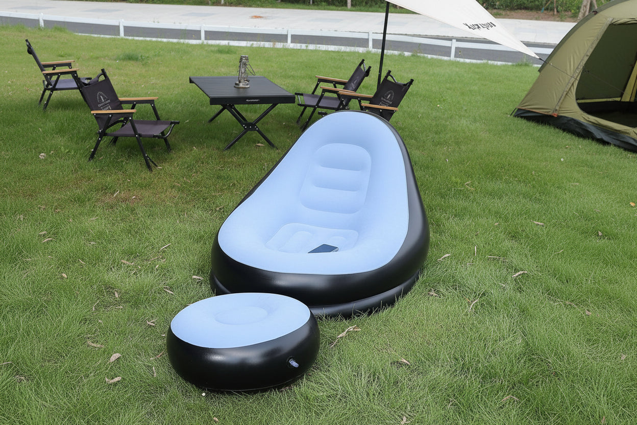 Uppblåsbar Campingsoffa – Bärbar Luftsoffa för Utomhusbruk och Hemmet