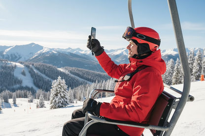 Teleskopisk Mobilhållare med Bältesklämma - Säker Telefonhållare för Camping & Vandring