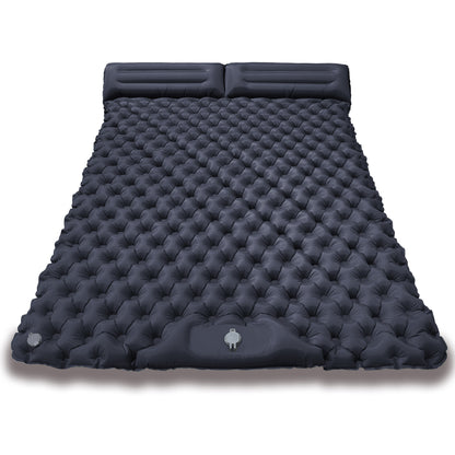 Inflatable Camping Mat with Double Foot Pump – Quick and Easy Inflation