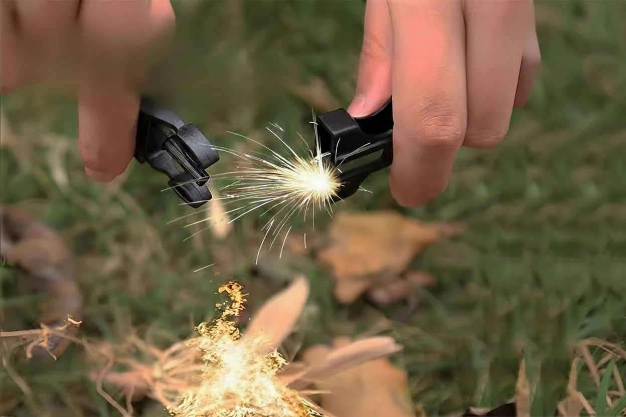 Multifunktionellt Paracord Armband – Överlevnadsarmband för Utomhusäventyr