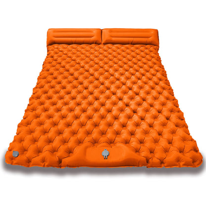 Inflatable Camping Mat with Double Foot Pump – Quick and Easy Inflation