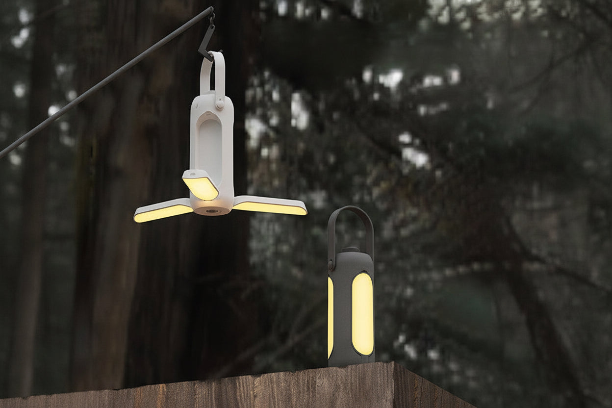 LED Campinglampa – Kraftfull och Bärbar Lykta för Camping och Utomhusbruk