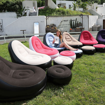 Uppblåsbar Campingsoffa – Bärbar Luftsoffa för Utomhusbruk och Hemmet