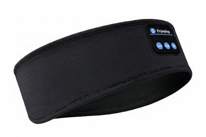 Bluetooth Sömnmask Pannband - Trådlös Musik för Sömn, Yoga & Sport