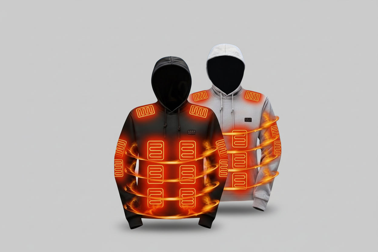 Uppvärmbar Tröja med Intelligent Temperaturkontroll – Håll Värmen Utomhus