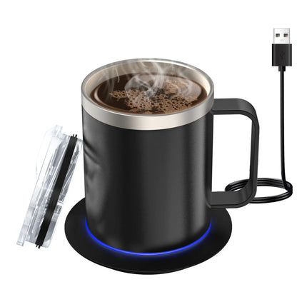 Självvärmande Kaffemugg 350ml - USB Elektrisk Smart Värmare