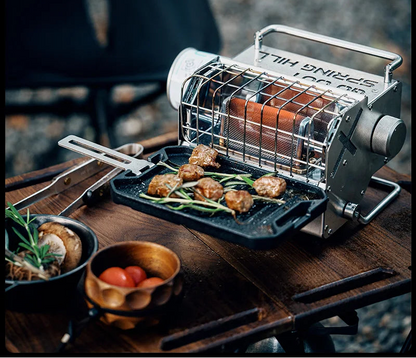 Bärbar Gasvärmare för Camping - Mini Värmekälla Vinter 2025