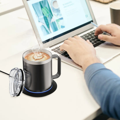 Självvärmande Kaffemugg 350ml - USB Elektrisk Smart Värmare