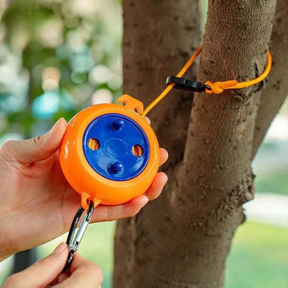 Hopfällbar Tvättlina 10m - Vindtålig Camping Torksnöre