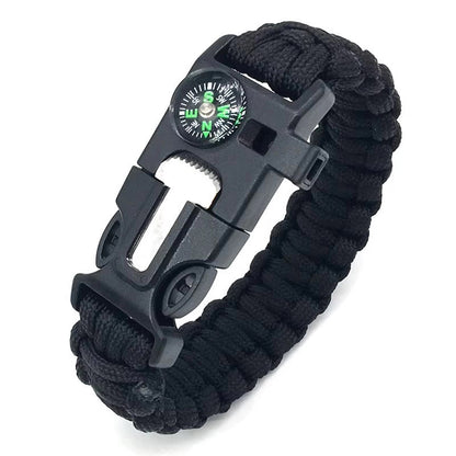 Multifunktionellt Paracord Armband – Överlevnadsarmband för Utomhusäventyr