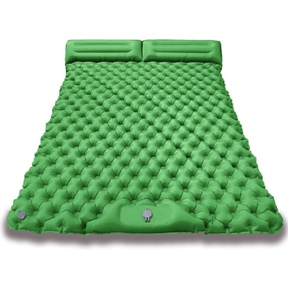 Inflatable Camping Mat with Double Foot Pump – Quick and Easy Inflation
