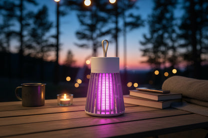 Campoary Myggdödare – Portabel UV-fälla för Camping, Terrass & Vandring