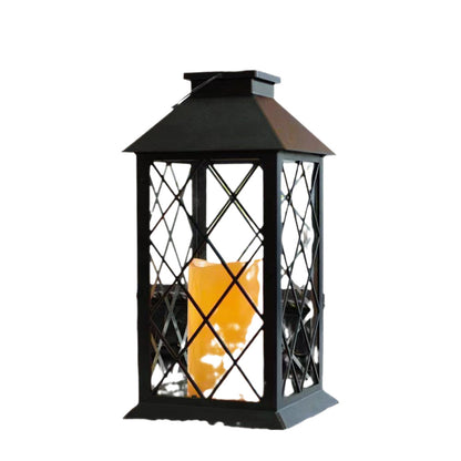 Soldriven LED-Ljuslampa med Levande Låga – Flamlös Utomhusbelysning