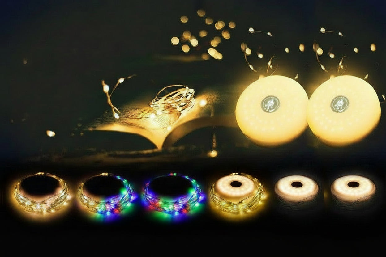 Stjärnhimmelslampa för Camping – Magisk LED-Projektor för Tält och Utomhus