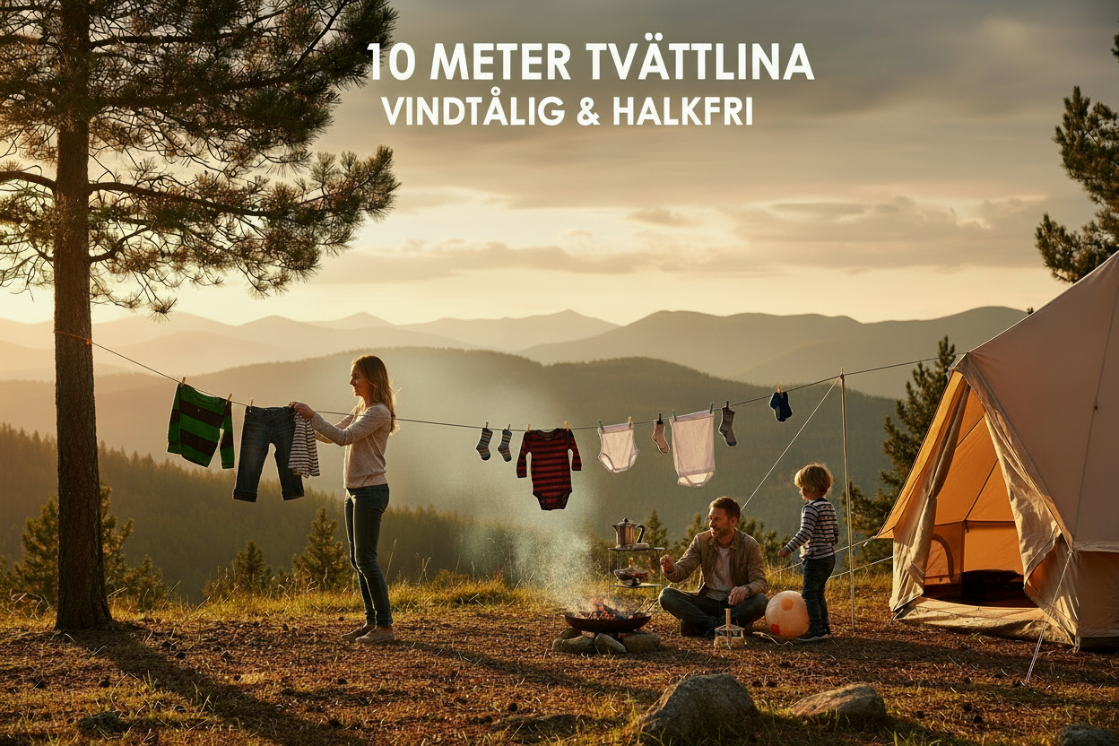 Säljande bild – Hopfällbar Tvättlina