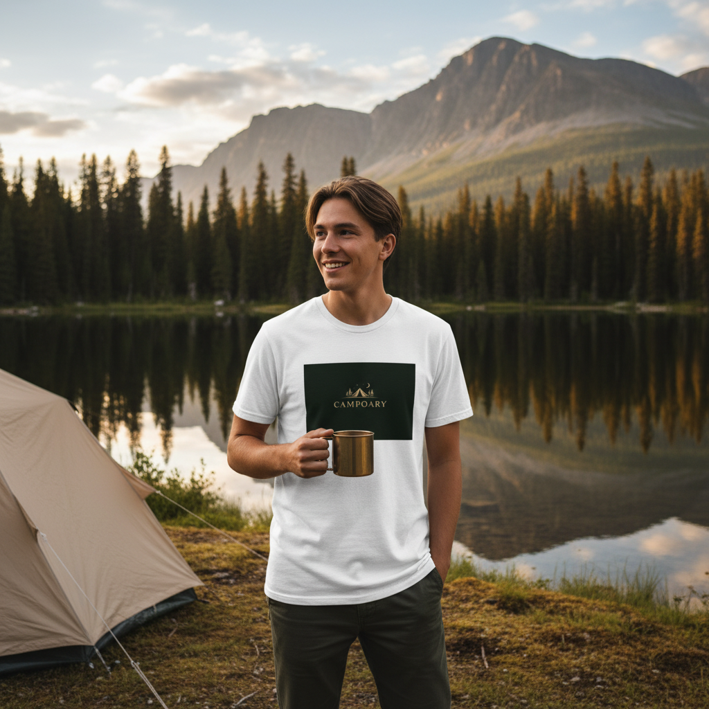 T-shirt camping lifestyle
