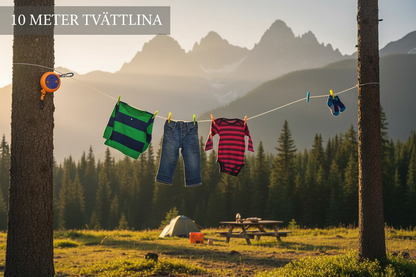 Tvättlina lifestyle - minimal text